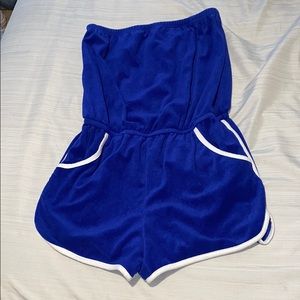 Flirtitude Blue Romper
